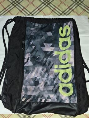 Adidas Drawstring Cinch Bag Sackpack Backpack